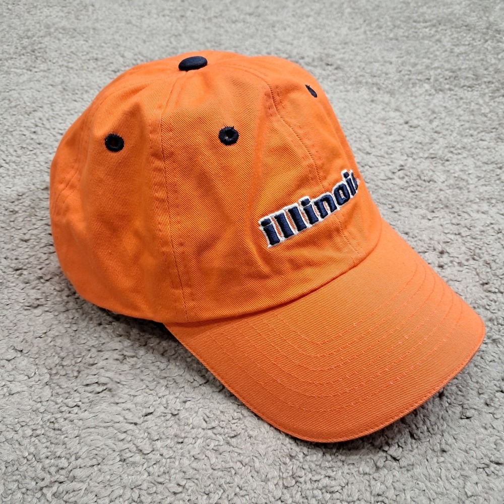 Team Pride University of Illinois Fighting Illini Hat Orange Cotton Cap H30